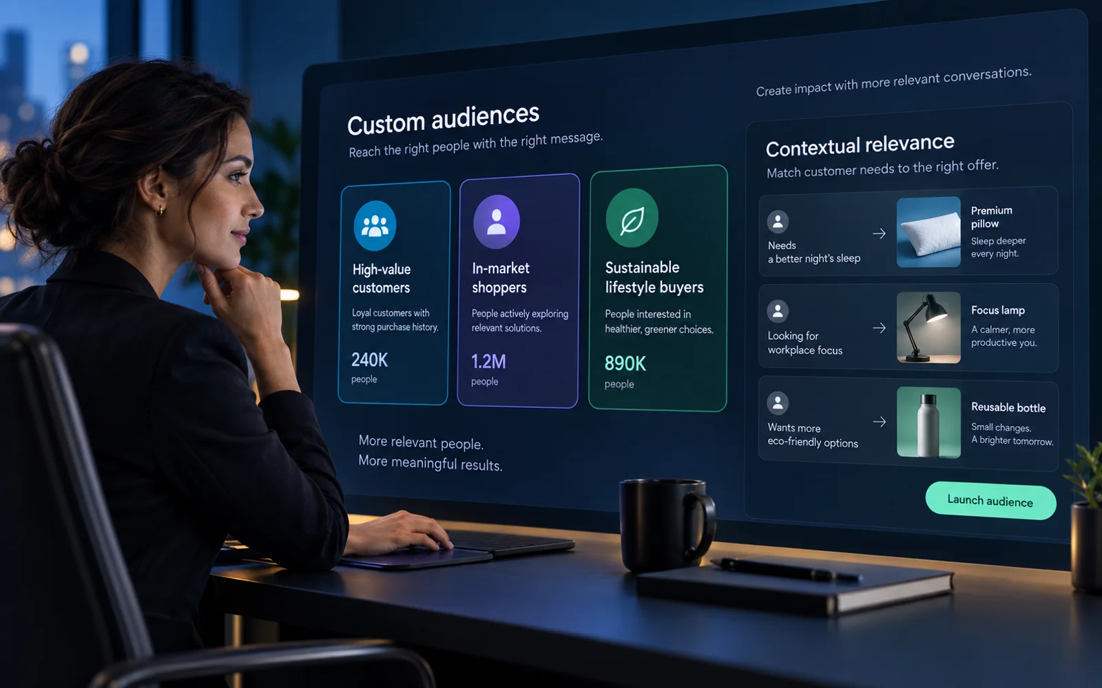 Custom Audiences และ Context Hints จับคู่ความต้องการกับข้อเสนอ