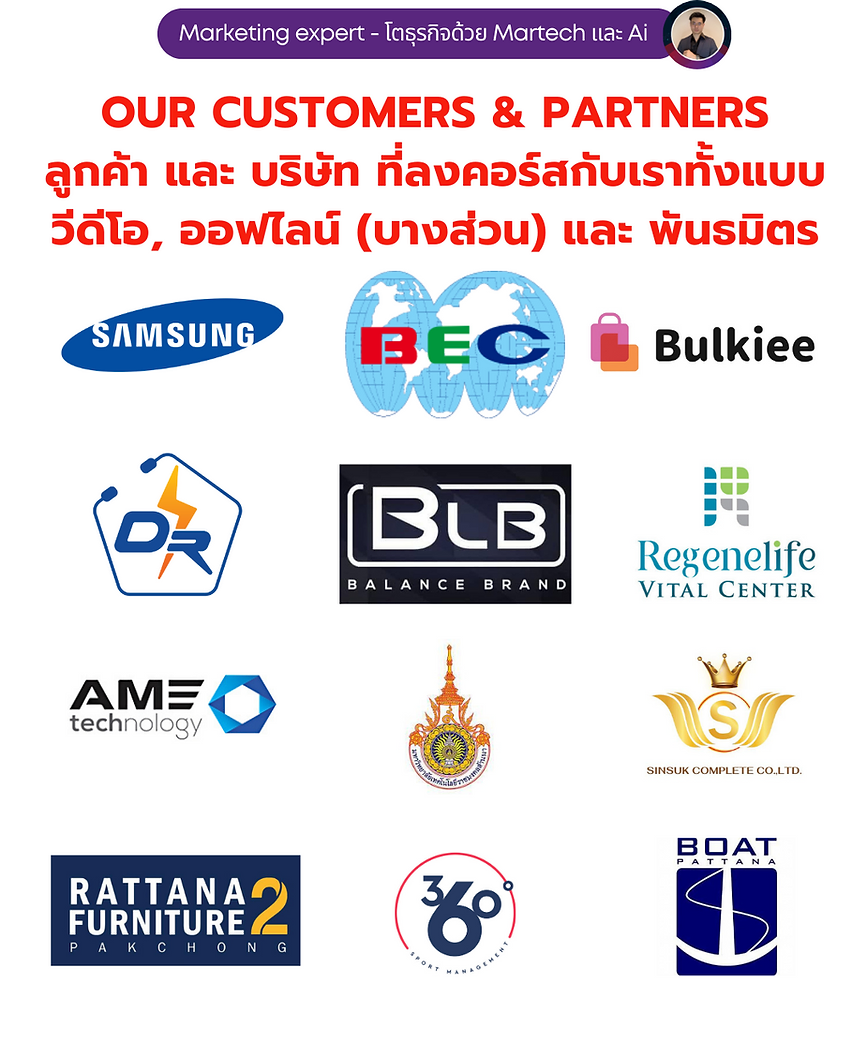 ผลงานลูกค้า Marketing Expert #04