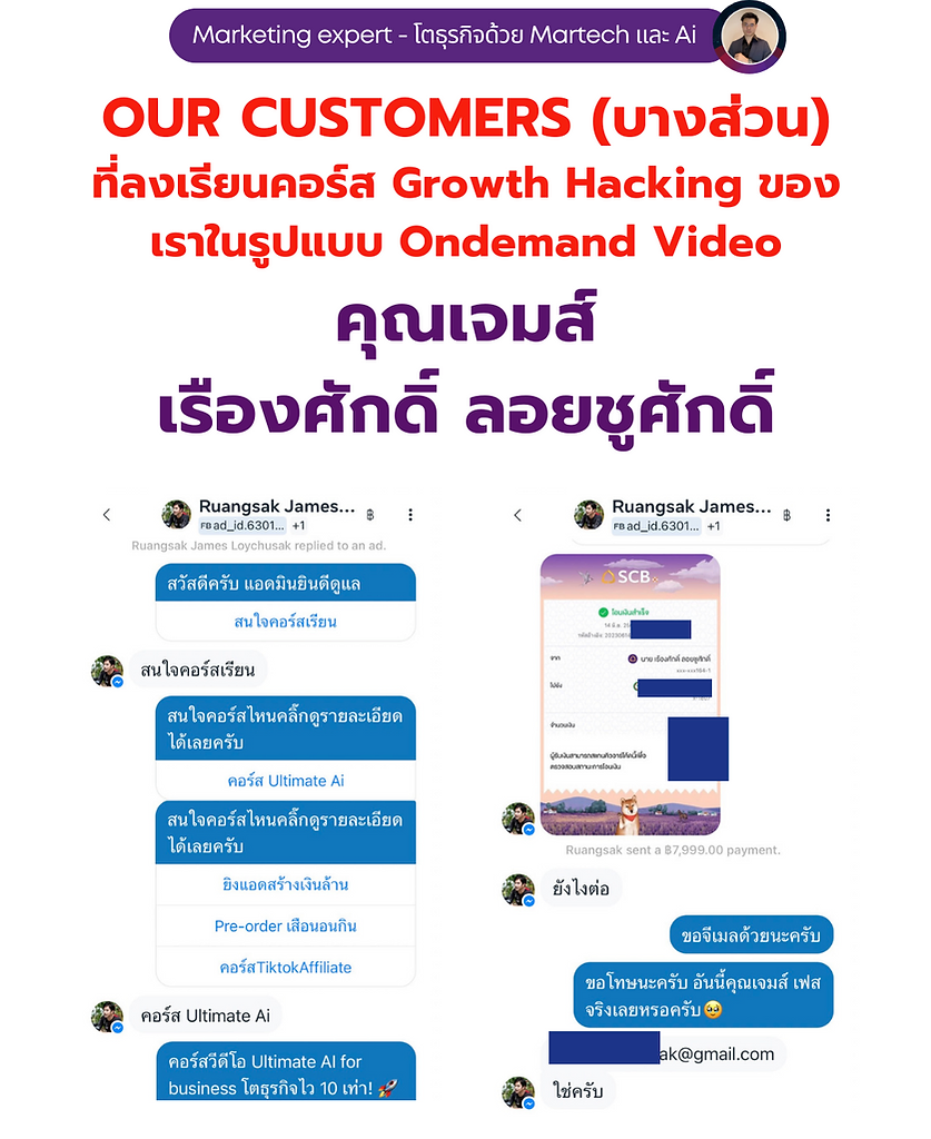 ผลงานลูกค้า Marketing Expert #08