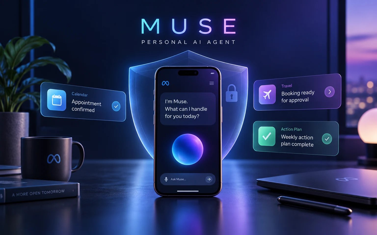 Meta Muse Personal AI Agent จัดการปฏิทิน ทริป และ Action plan ภายใต้ Secure VM