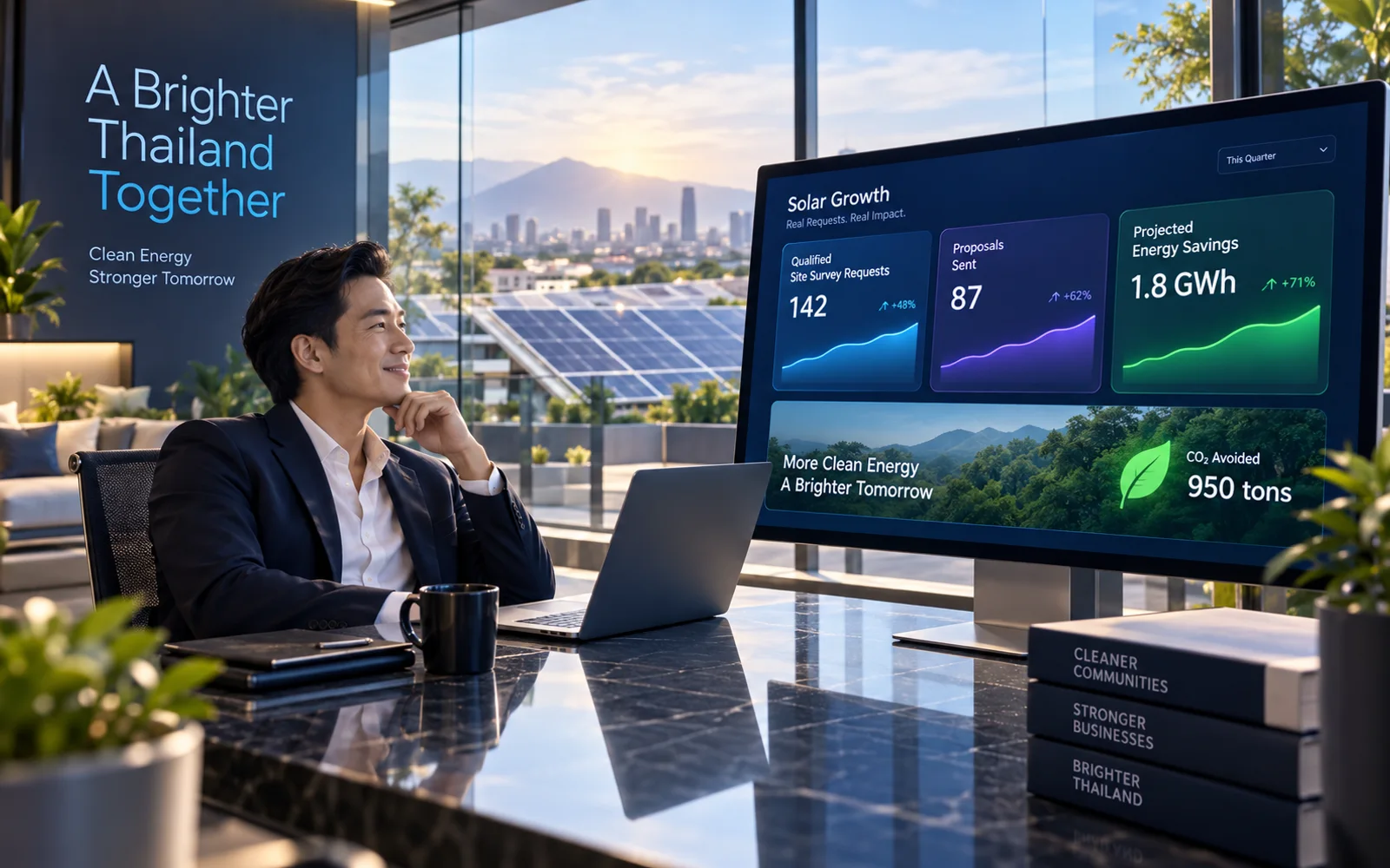 ระบบ ChatGPT Ads สำหรับธุรกิจ Solarที่วัดผลจาก Lead ไปถึงลูกค้าจริง