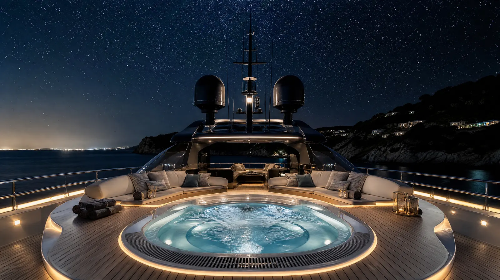 Stars from the sundeck.