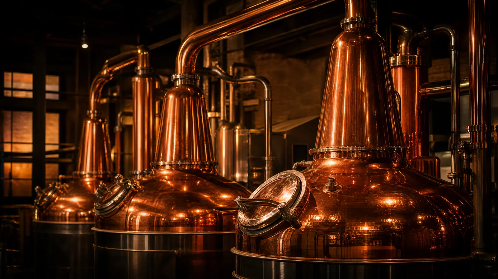 Copper, slow and low.